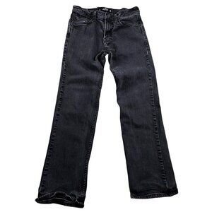 Hollister Mens Black Jeans W29 L30 Straight Fit Hollister Flex Denim Durable